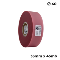 Poliuretano doble cara transparente rosa 35mm x 45m premium