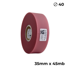 Poliuretano doble cara transparente rosa 35mm x 45m premium