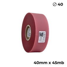 Poliuretano doble cara transparente rosa 40mm x 45m premium