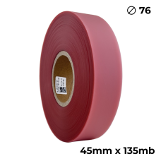 Poliuretano doble cara transparente rosa 45mm x 135m premium