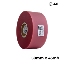 Poliuretano doble cara transparente rosa 50mm x 45m premium