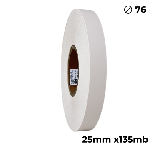 Poliuretano doble cara crema 25mm x 135m premium