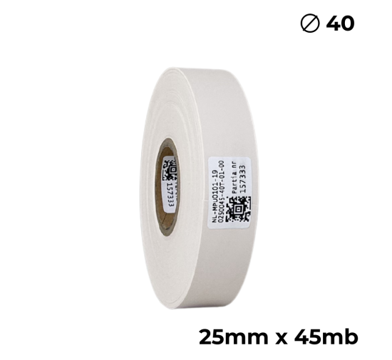 Poliuretano doble cara crema 25mm x 45m premium