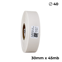 Poliuretano doble cara color crema 30mm x 45m premium