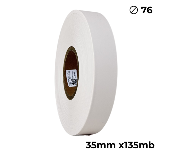 Poliuretano doble cara color crema 35mm x 135m premium