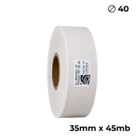 Poliuretano doble cara color crema 35mm x 45m premium