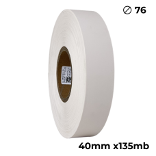 Poliuretano doble cara color crema 40mm x 135m premium