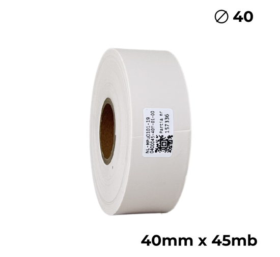Poliuretano doble cara crema 40mm x 45m premium