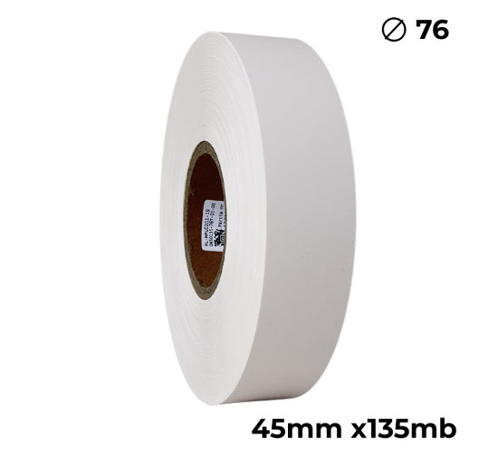 Poliuretano doble cara color crema 45mm x 135m premium