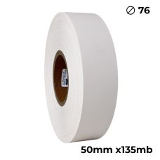 Poliuretano doble cara crema 50mm x 135m premium