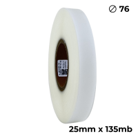 Poliuretano doble cara transparente mate 25mm x 135m premium