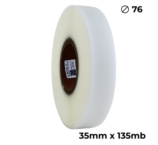 Poliuretano doble cara transparente mate 35mm x 135m premium