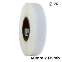 Poliuretano doble cara transparente mate 40mm x 135m premium
