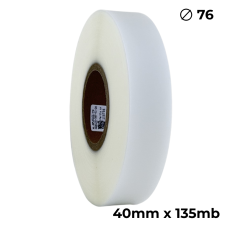 Poliuretano doble cara transparente mate 40mm x 135m premium