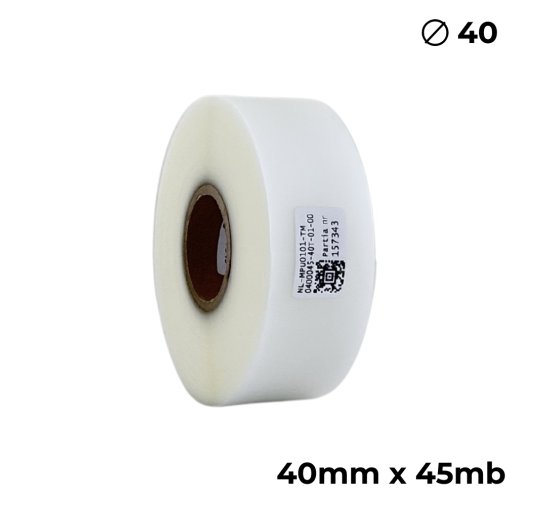 Poliuretano de doble cara transparente mate 40mm x 45m premium