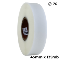 Poliuretano doble cara transparente mate 45mm x 135m premium