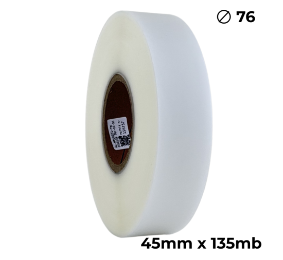Poliuretano doble cara transparente mate 45mm x 135m premium