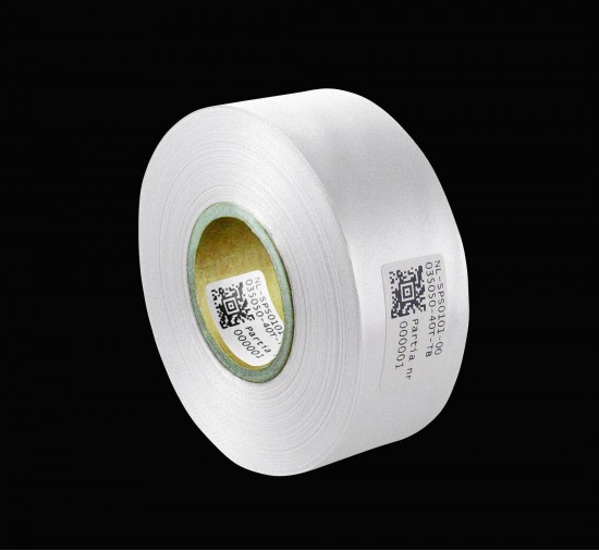 Cinta de satén blanca premium 35 mm x 50 m