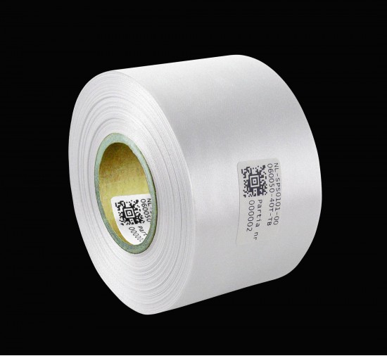 Cinta de satén blanca Premium 60 mm x 50 m