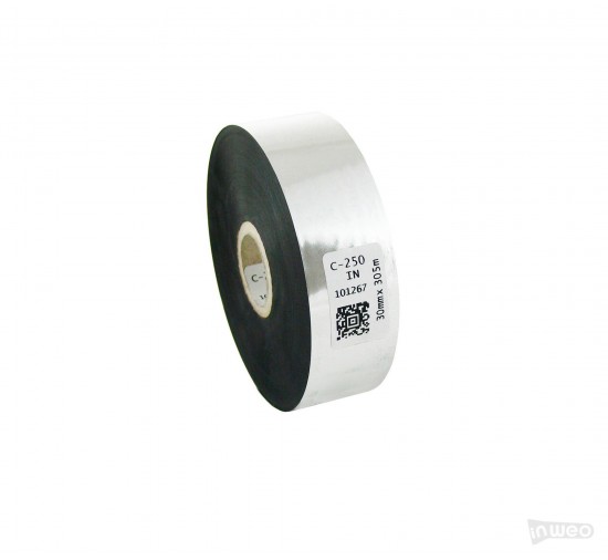 Cinta de cera y resina, estampado en caliente, 30x305 IN