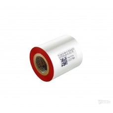 Cinta de termotransferencia de cera roja 55 mm x 150 m OUT