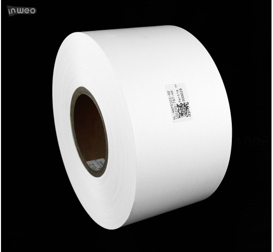 Cinta de nylon blanca por ambos lados PREMIUM OekoTex 100 mm x 200 m Cinta de nylon blanca por ambos lados PREMIUM OekoTex 100 mm x 200 m