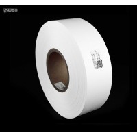 Cinta de nailon blanca por ambos lados PREMIUM OekoTex 55 mm x 200 m