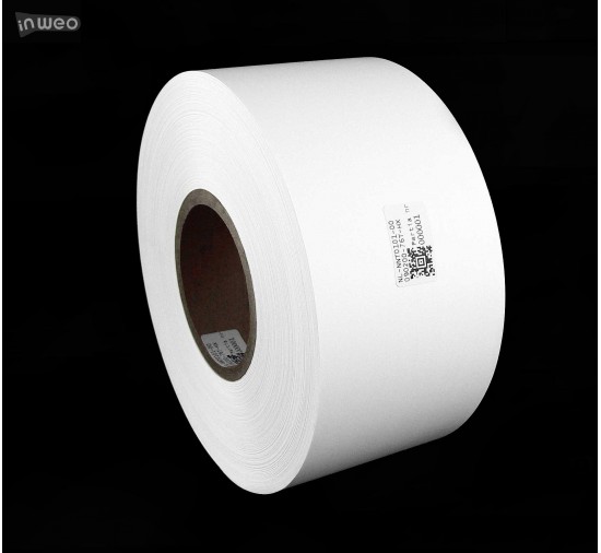 Cinta de nylon blanca por ambas caras PREMIUM OekoTex 90 mm x 200 m