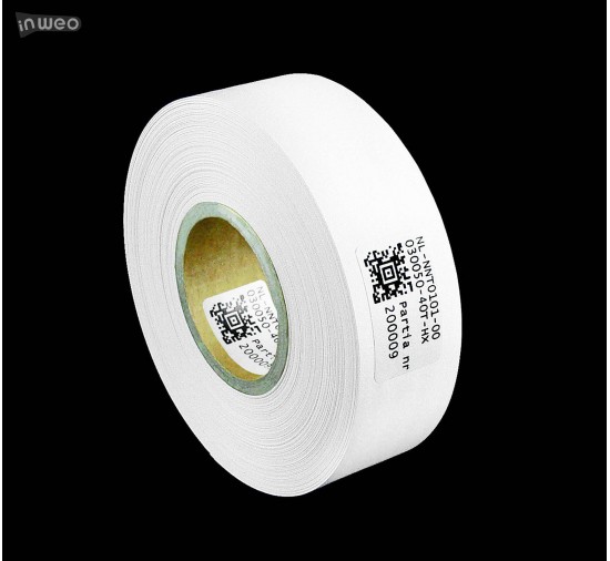 Cinta de nylon blanca por ambas caras PREMIUM OekoTex 30 mm x 50 m