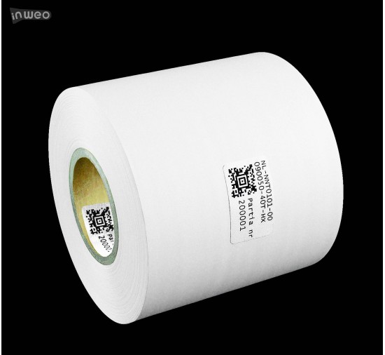 Cinta de nailon blanca por ambas caras PREMIUM OekoTex 90 mm x 50 m