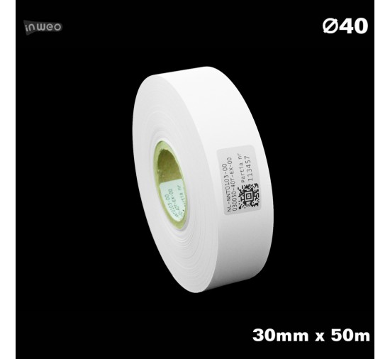 Nylon - cinta de soporte blanca PREMIUM 30 mm x 50 m