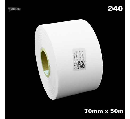 Nylon - cinta de planchado blanca PREMIUM 70 mm x 50 m Nylon - cinta de planchado blanca PREMIUM 70 mm x 50 m
