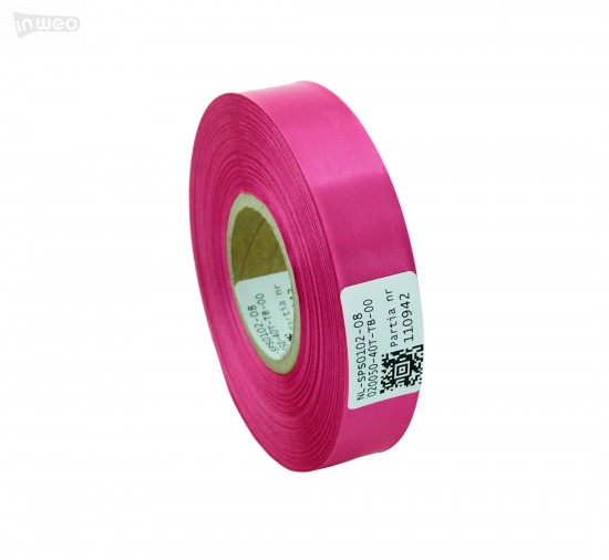 Cinta de satén premium rosa oscuro 20 mm x 50 m