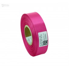 Cinta de satén premium rosa oscuro 25 mm x 50 m