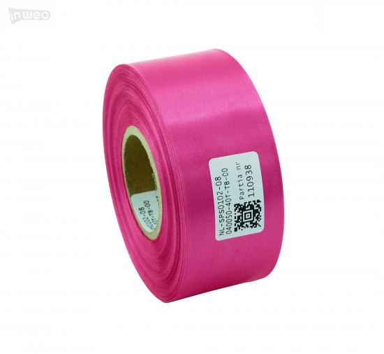 Cinta de satén rosa oscuro Premium 40 mm x 50 m