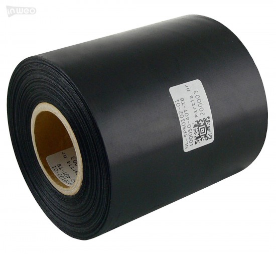 Cinta de satén negra premium 100 mm x 50 m Cinta de satén negra premium 100 mm x 50 m