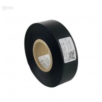 Cinta de satén negra premium 25 mm x 50 m