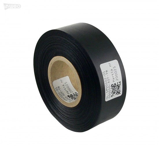 Cinta de satén negra Premium 30 mm x 50 m Cinta de satén negra Premium 30 mm x 50 m