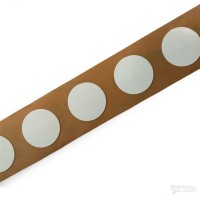 Etiqueta de película NFC autoadhesiva para impresión, redonda Fi 25, NTAG216