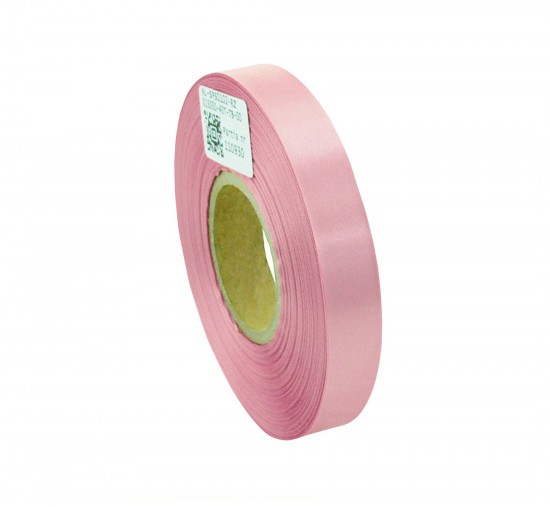 Cinta de satén rosa premium 15 mm x 50 m