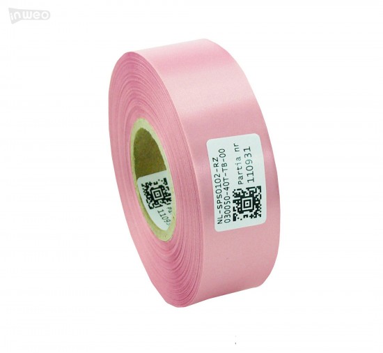 Cinta de satén rosa premium 30 mm x 50 m