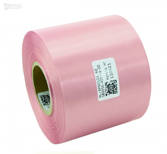Cinta de satén rosa premium 80 mm x 50 m Cinta de satén rosa premium 80 mm x 50 m