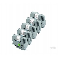 Brother P-touch TZ paquete de 5 cintas laminadas - 24mm/8m blanco con impresión negra TZ251 Brother P-touch TZ paquete de 5 cintas laminadas - 24mm/8m blanco con impresión negra TZ251