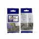 Hermano P-touch TZ cinta laminada - 36mm/8m blanco con impresión negra TZ261