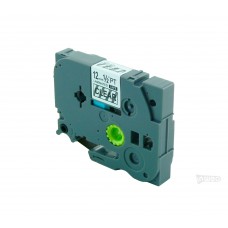 Hermano P-touch TZ cinta laminada - 12mm/8m transparente con impresión negra TZ2-131