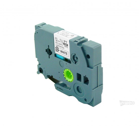 Brother P-touch TZ cinta laminada - 12mm/8m blanco VOID impresión negra TZ2-SE3