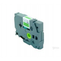 Hermano P-touch TZ cinta laminada - 12mm/8m verde fluorescente con impresión negra TZ2-D31 Hermano P-touch TZ cinta laminada - 12mm/8m verde fluorescente con impresión negra TZ2-D31