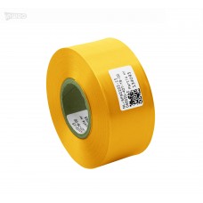 Cinta de satén amarilla premium 40 mm x 50 m