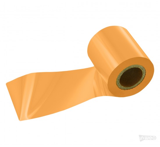 Cinta de termotransferencia naranja para textiles 55x150 OUT